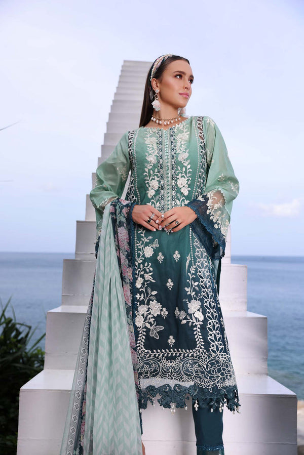 D-2A NOOR Luxe Printkari Lawn Collection